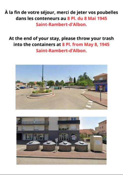Saint-Rambert-dʼAlbonL'Ecrin Des Ecolesアパートメント エクステリア 写真